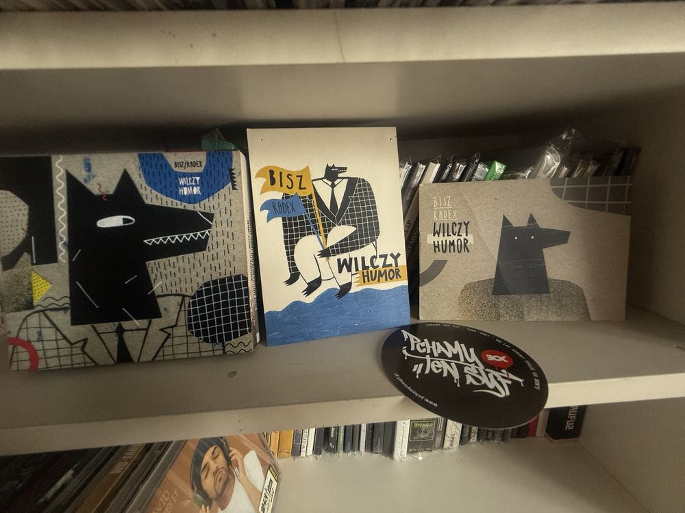 Bisz Radex - Wilczy humor PREORDER CD+DVD pocztówki obwoluta wlepy