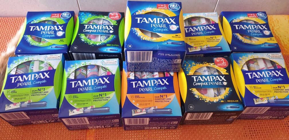 Tampões Tampax cx 18