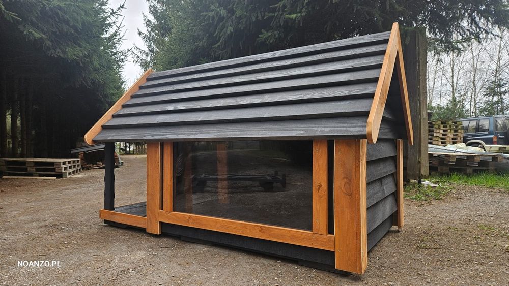 Buda dla psa z tarasem i oknem 180kg wysyłka cała PL