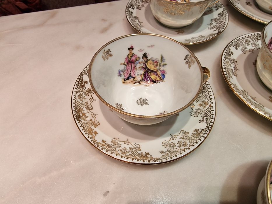 Serviço de café Porcelana de Limoges