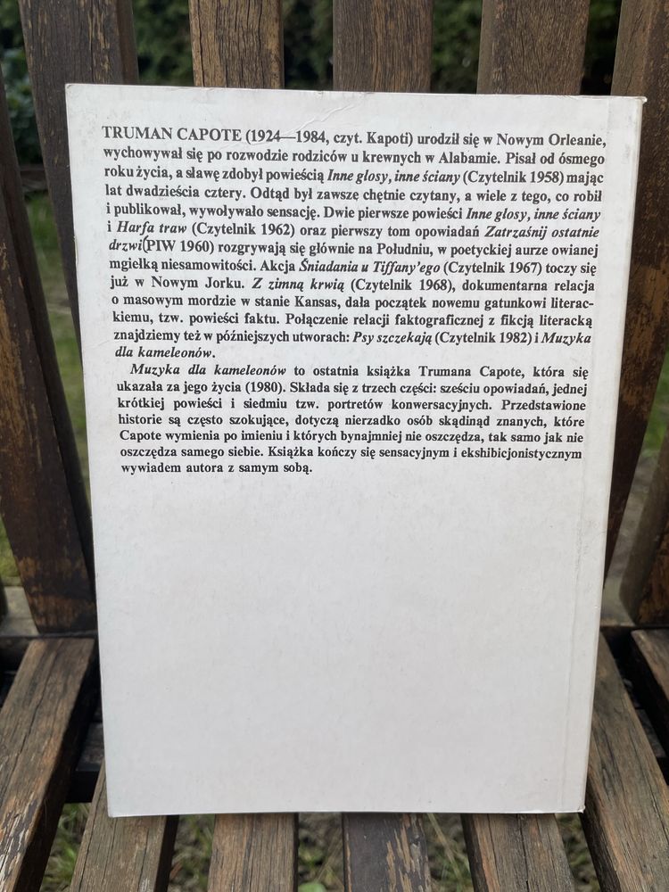 Muzyka dla kameleonów - Truman Capote
