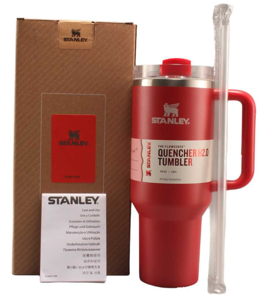 Термос термочашка Stanley Quencher H2.0 Tumbler 1,18 л Red KT6007827