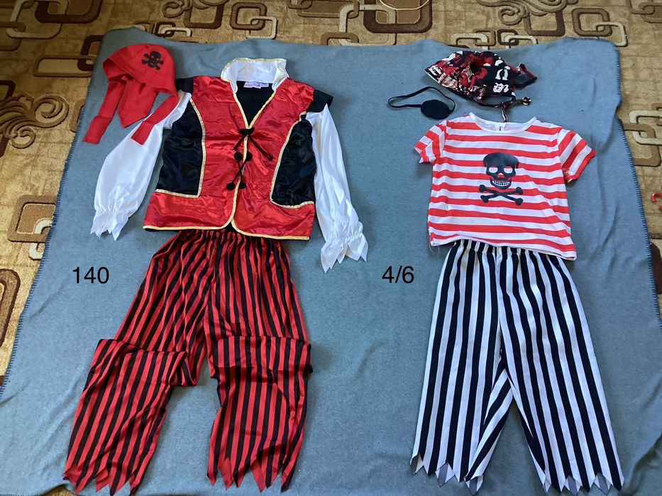 костюм на Хеллоуин Пират Скелет Черт Зомби Дракула Паук