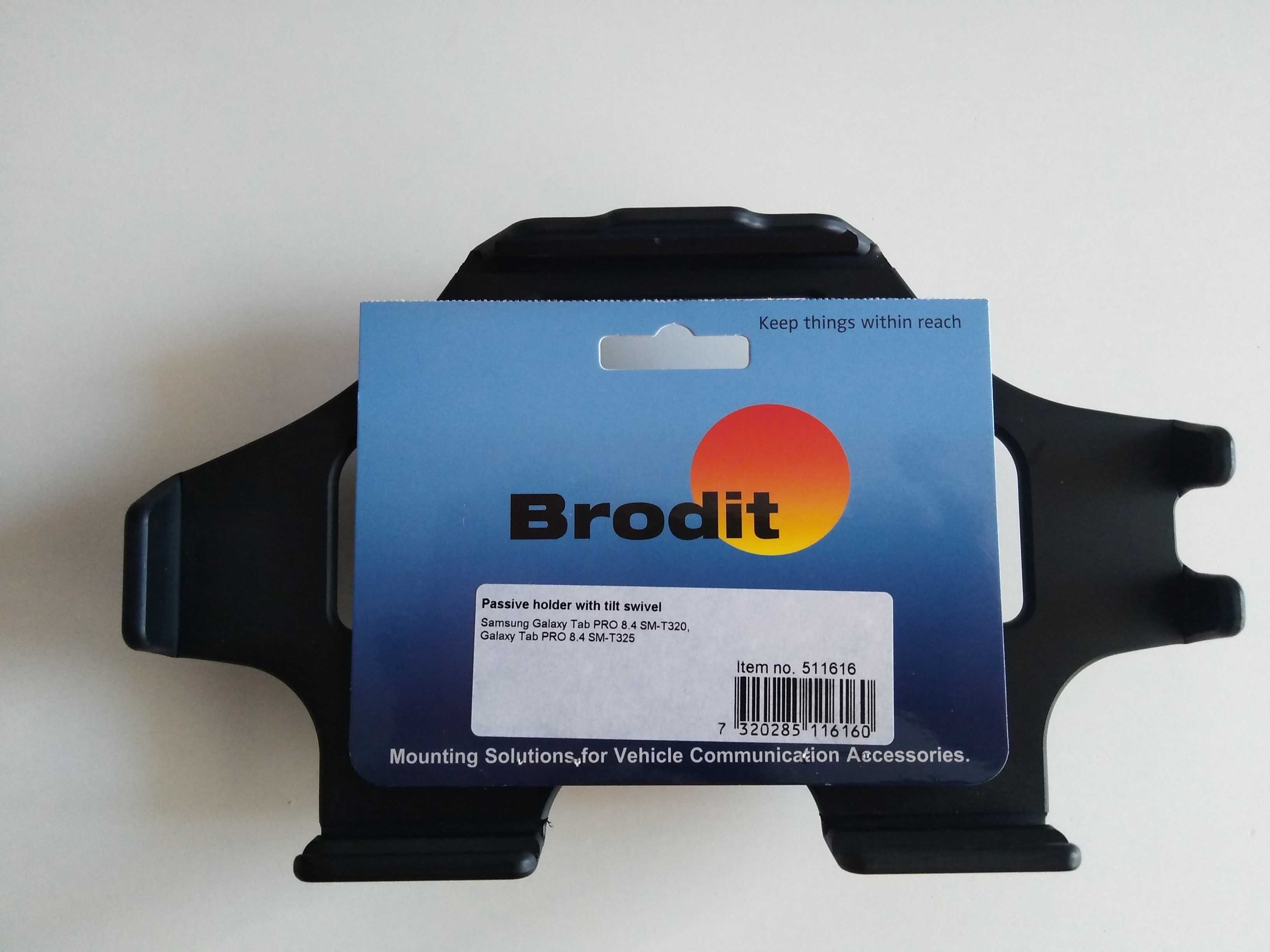 Zestaw Brodit - system do zagłówków Volvo, Uchwyt, Adapter montażowy,