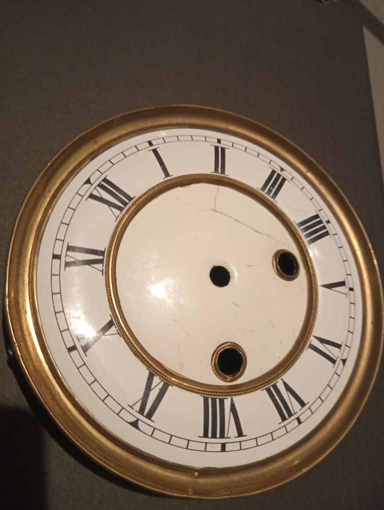 Stara tarcza porcelanowa do zegara