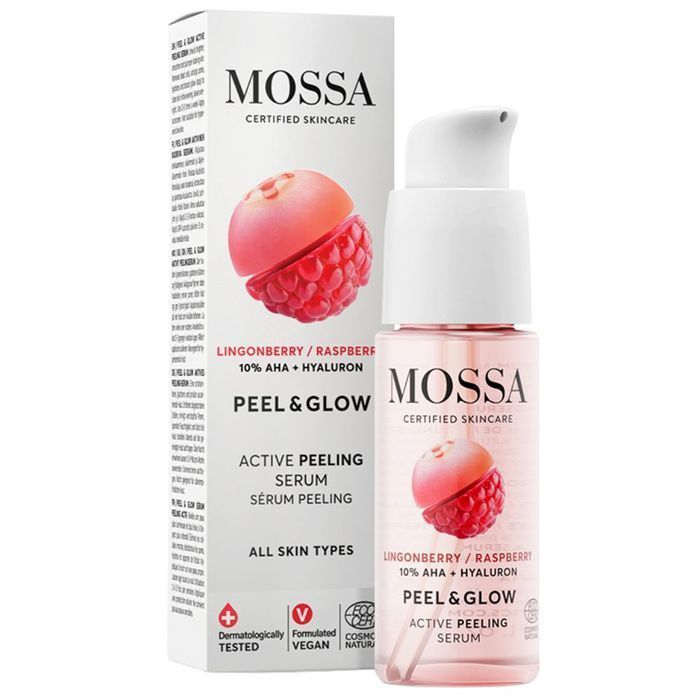 MOSSA serum złuszczające na noc z maliną i borówką brusznicą 30ml