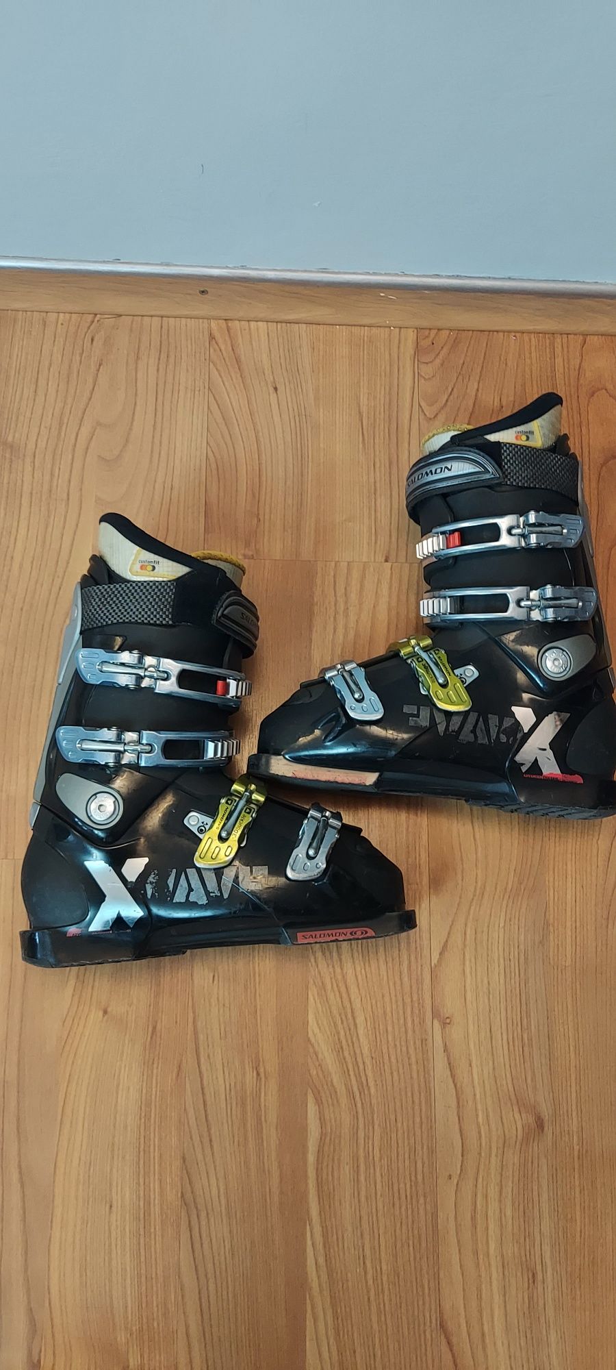 Buty narciarskie SALOMON X WAVE 8, Black X, flex 90, rozmiar 41-42