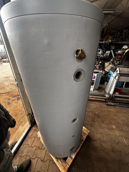 Zbiornik Galmet pod pompę 400 litrów, wężownica duża 5m2, demontaż