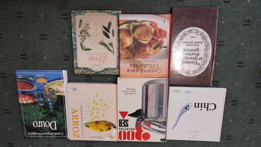 17 livros de culinária - capa dura