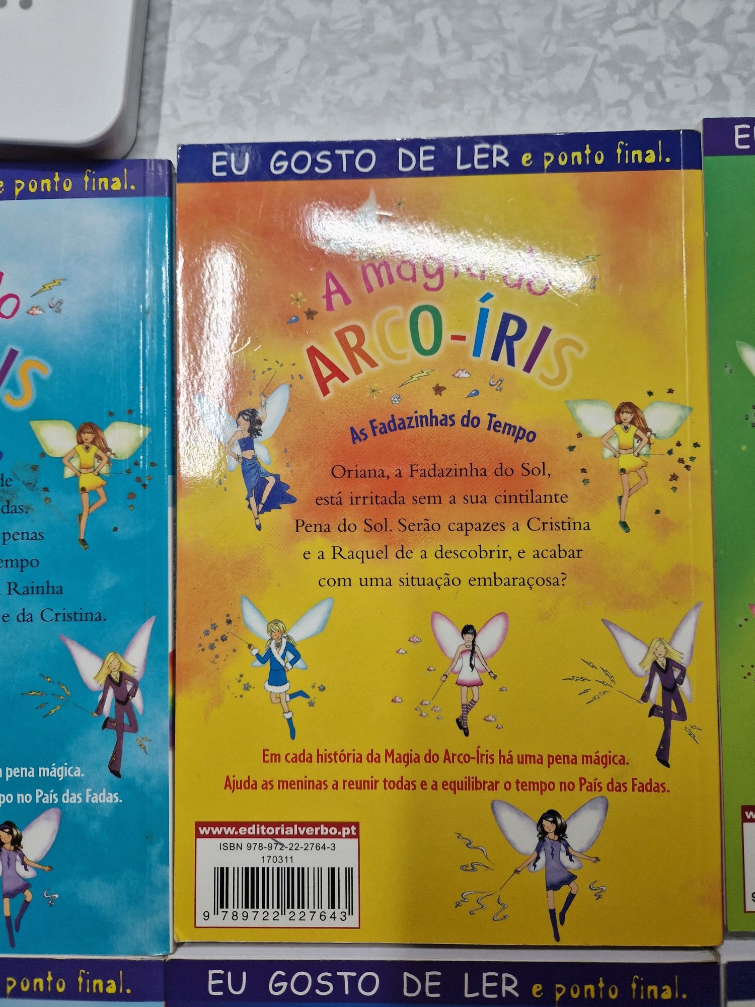 Livros coleção A magia do Arco-Iris