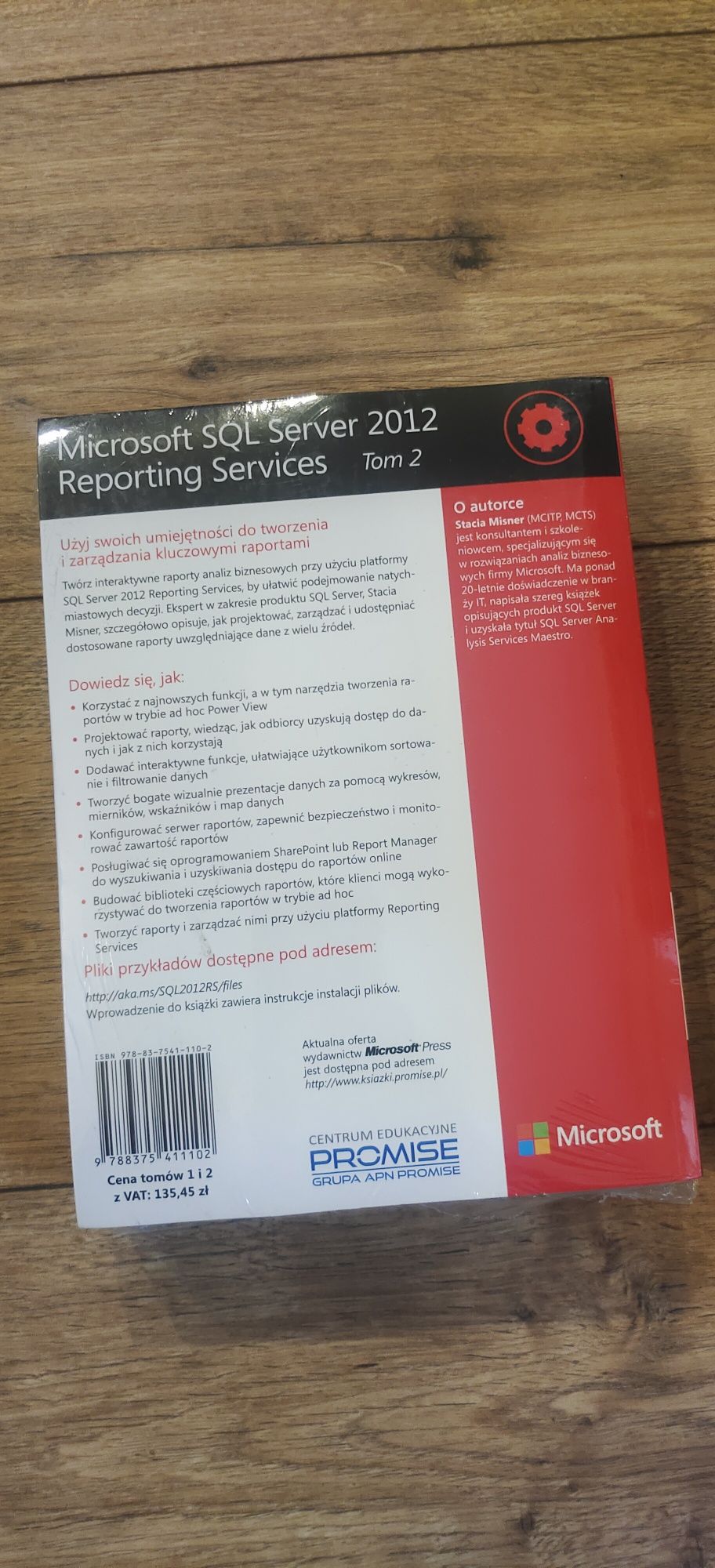 Ksiażki Reporting Services 2012 Microsoft SQL Server nowe w folii