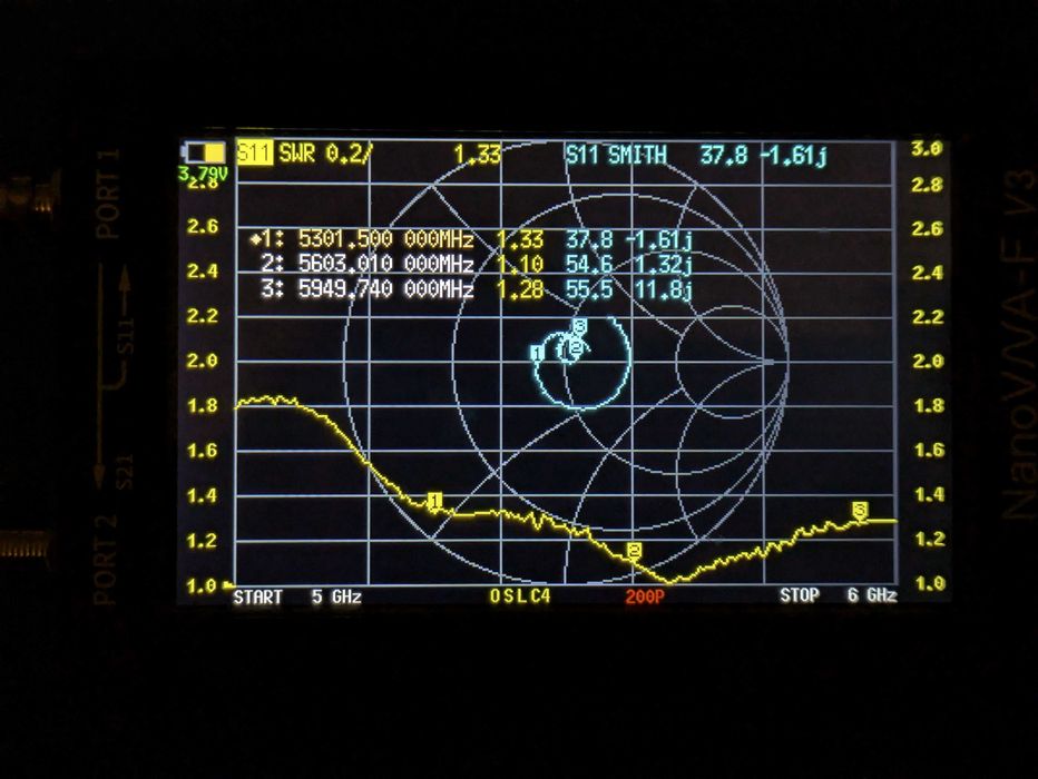 FPV антена типу конюшина (клевер) 4.9-5.6/5.3-6 ГГц RHCP/LHCP