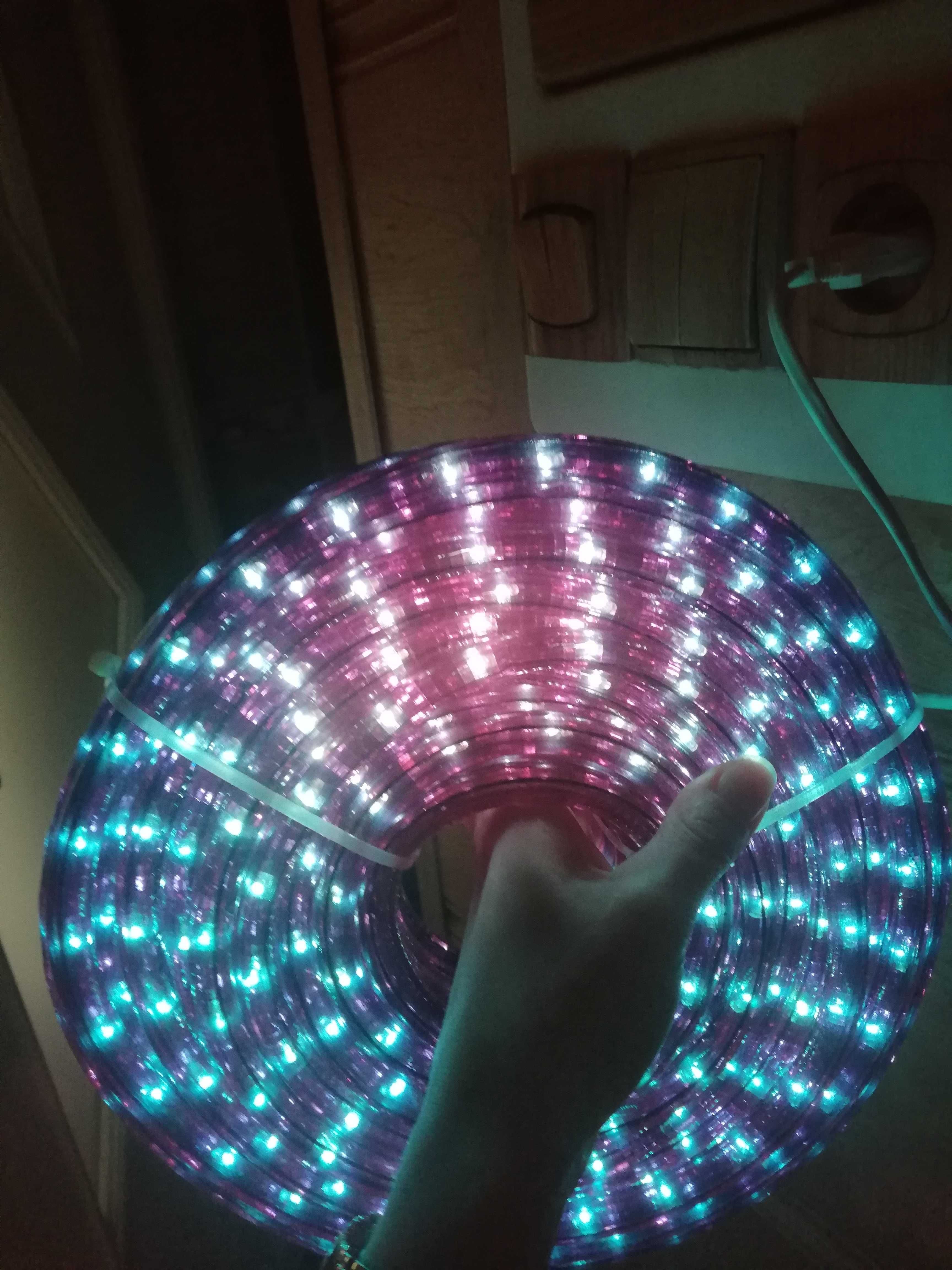 Wąż świetlny LED 25m różne kolory