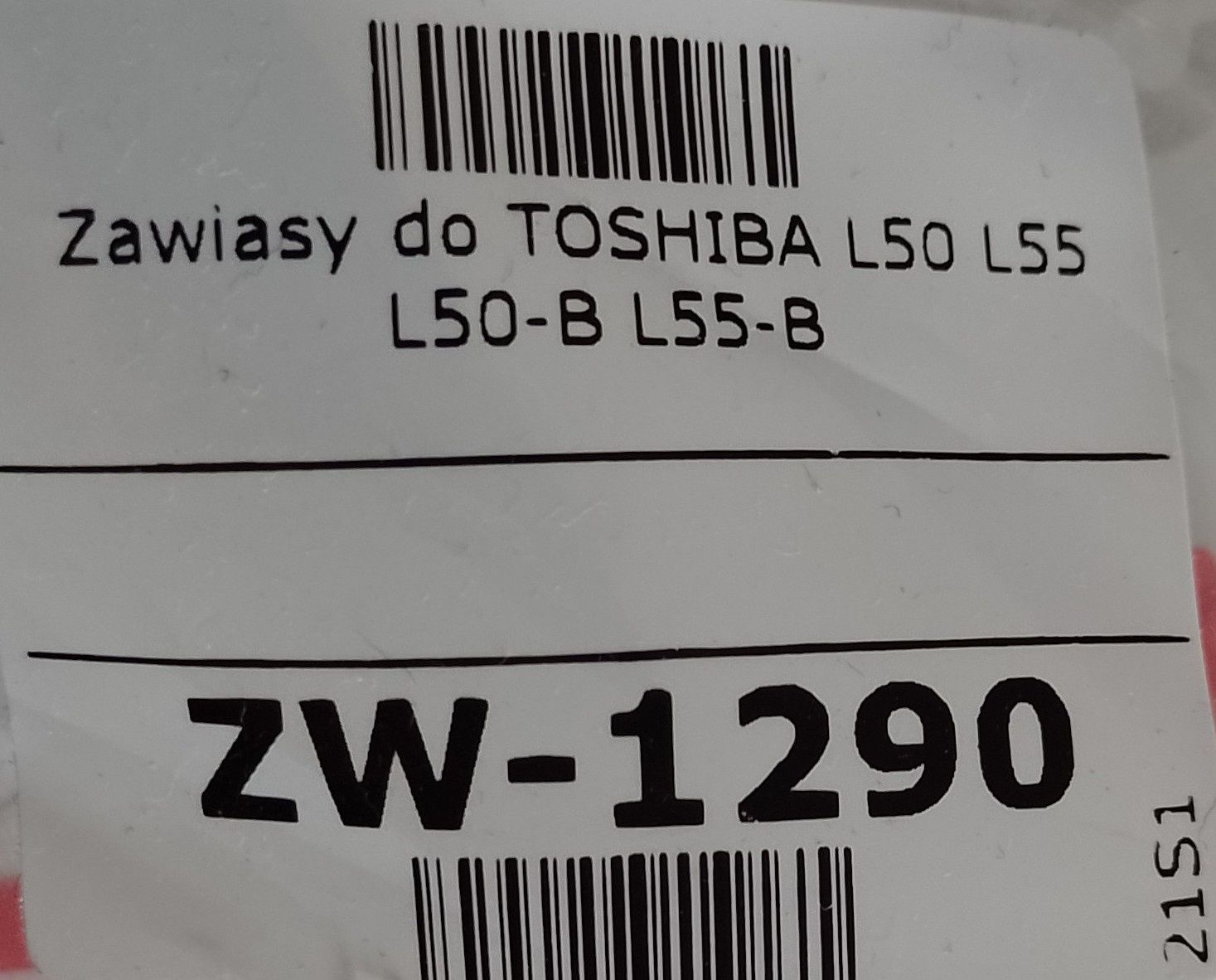 Komplet Zawiasów Toshiba