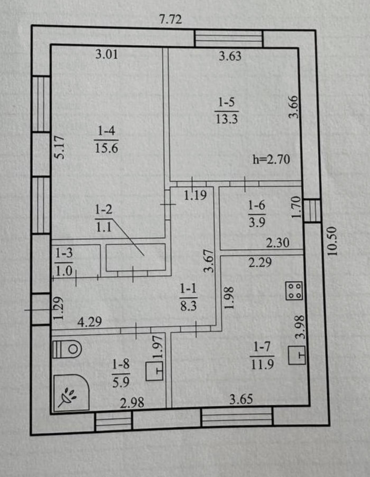 Продажа дом 81м2. ул. Ровенская, р-он Сечевых Стрельцов ( Артема)Центр