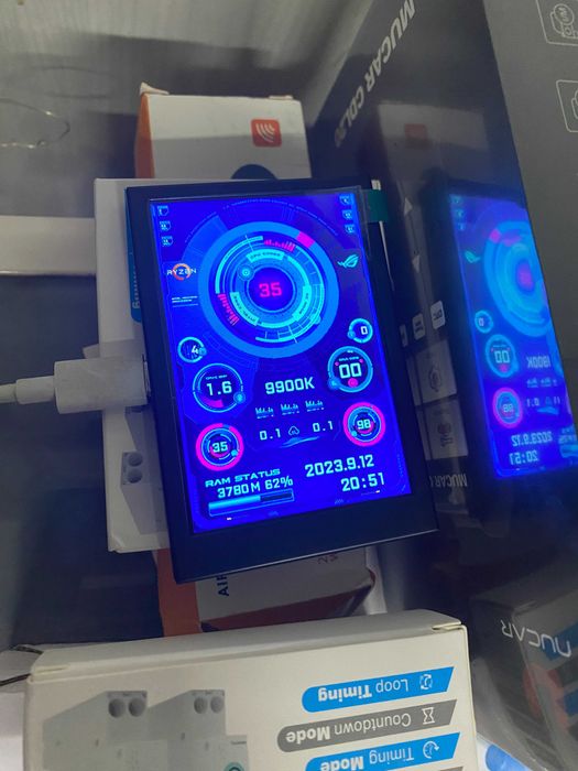 3,5 IPS дополнительный экран компьютера CPU GPU RAM HDD AIDA64