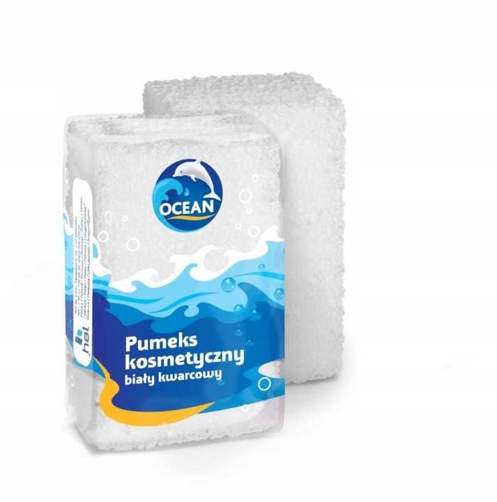 Pumeks kwarcowy Ocean biały do stóp pięt pedicure 10 sztuk