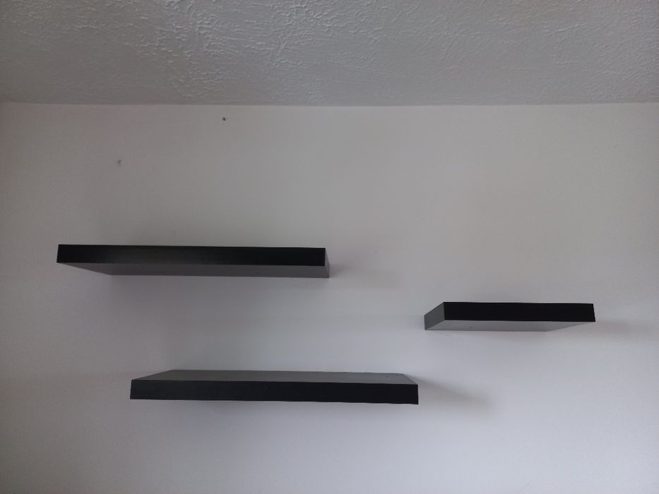 3 półki naścienne