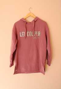 Różowa bluza z kapturem Lee Cooper