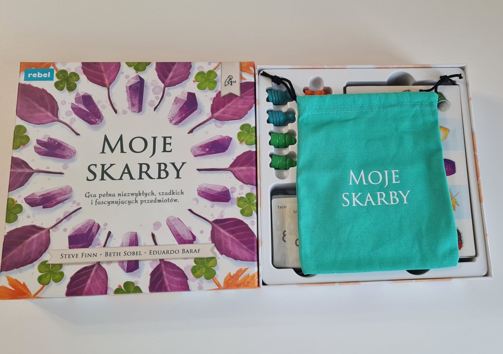 Gra strategiczna Moje skarby , nowa beż folii