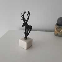Figurka jeleń renifer marmur styl loftowy industrialny ozdoba jak NOWA
