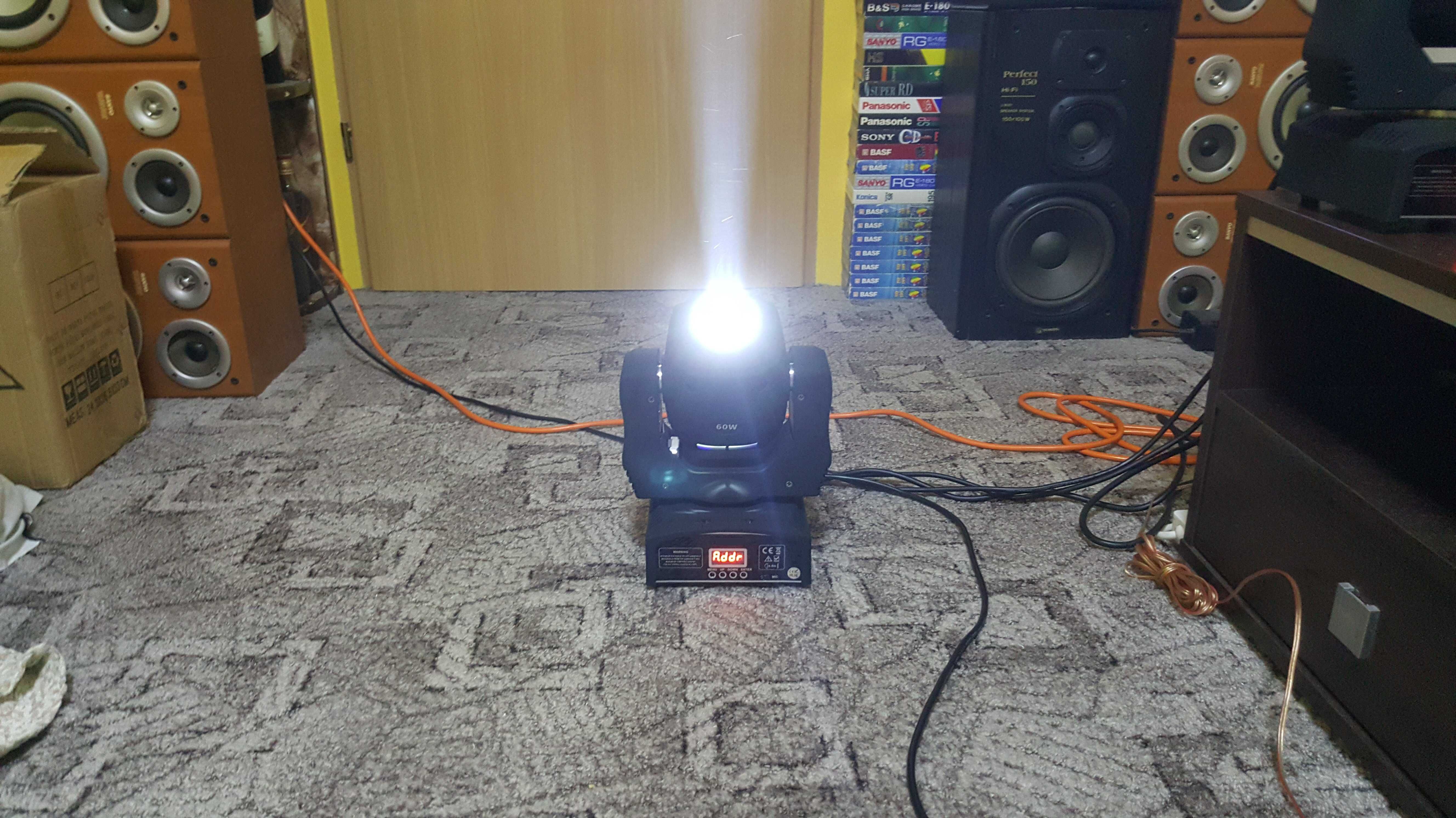Ruchome głowy 3 szt. + DMX + Wireless