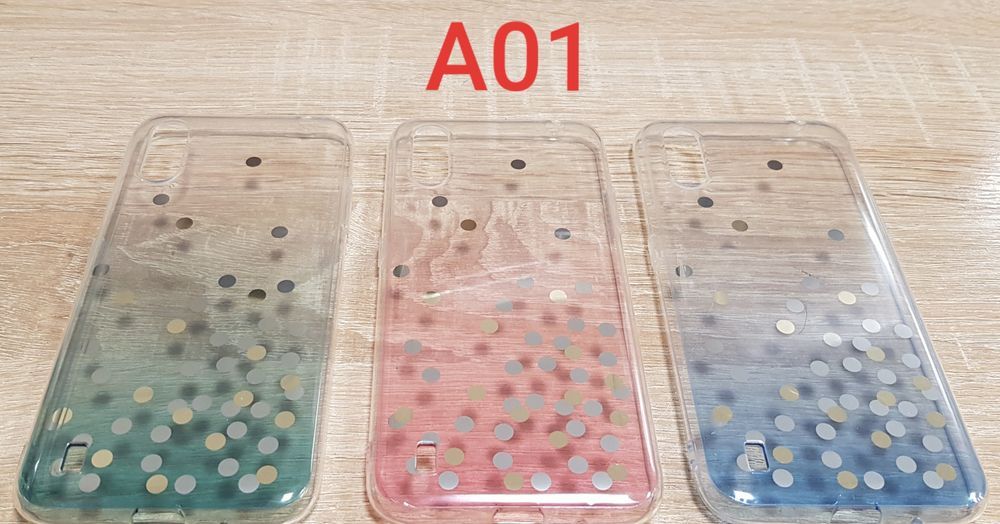 Чехол Накладка Силикон Самсунг Samsung A01 (А015)