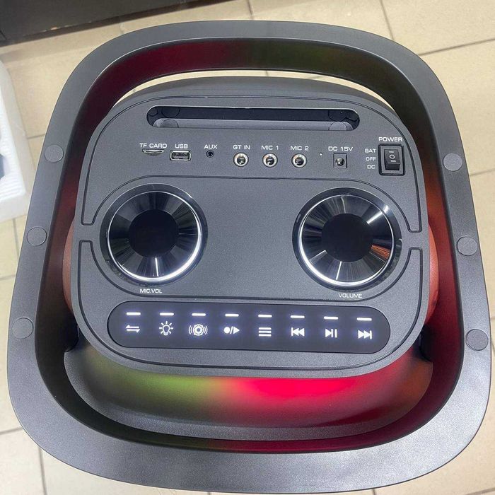 Портативная активная Блютуз колонка Temeisheng 200вт - 2 - Микрофона