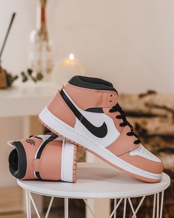 Buty Nike Air Jordan 1 Mid Pink Quartz 36-40 damskie trampki
