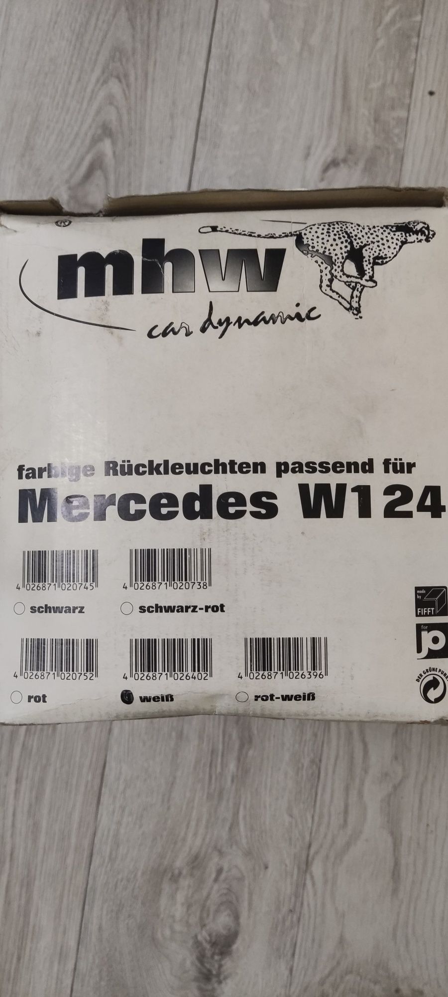 Комплект тюнинг фонарей W124