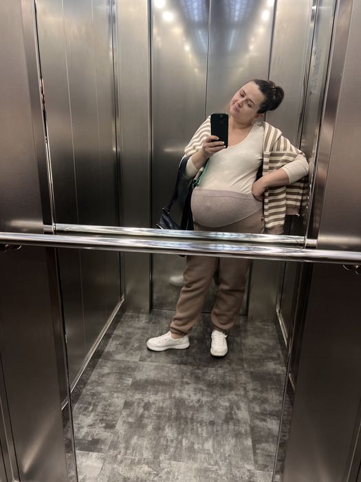 Спортивний костюм на флісі для вагітних DIANORA L 48 розмір + лонгслів