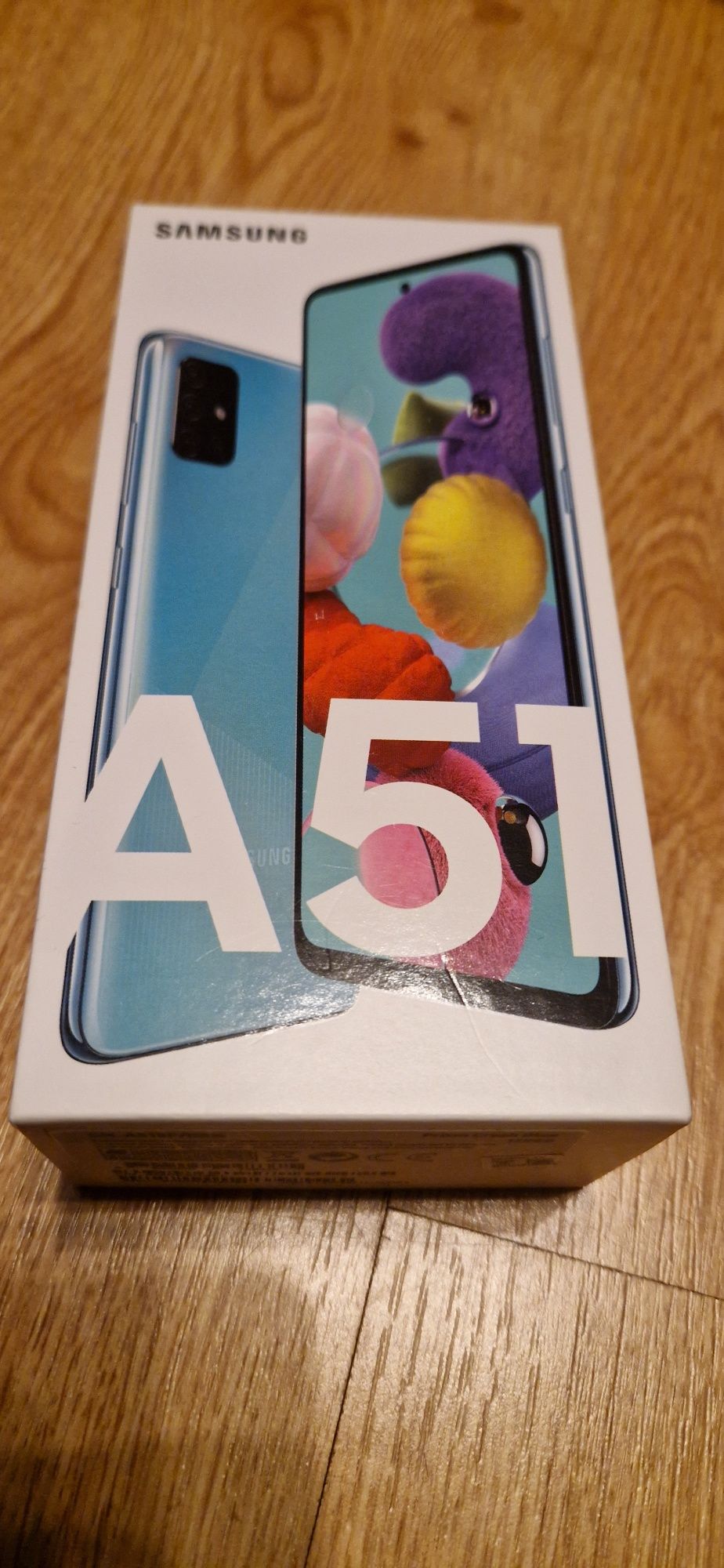 Pudełko od Samsung Galaxy A51