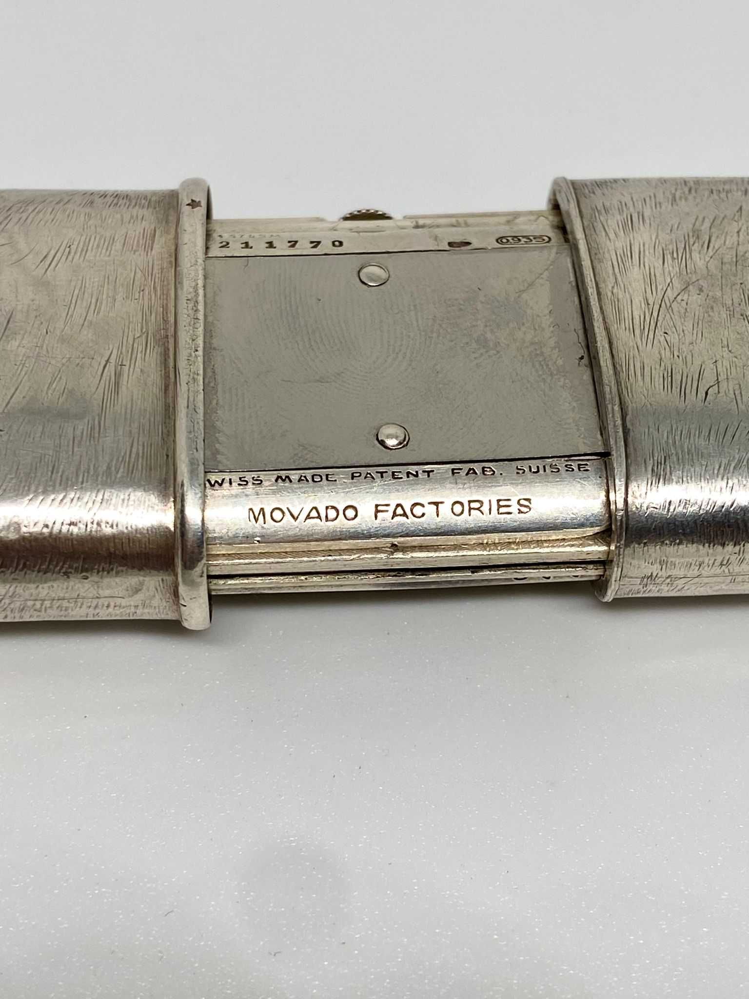 Movado Factories Emerto de Viagem / Bolso Corpo em Prata 0.925 de 1920