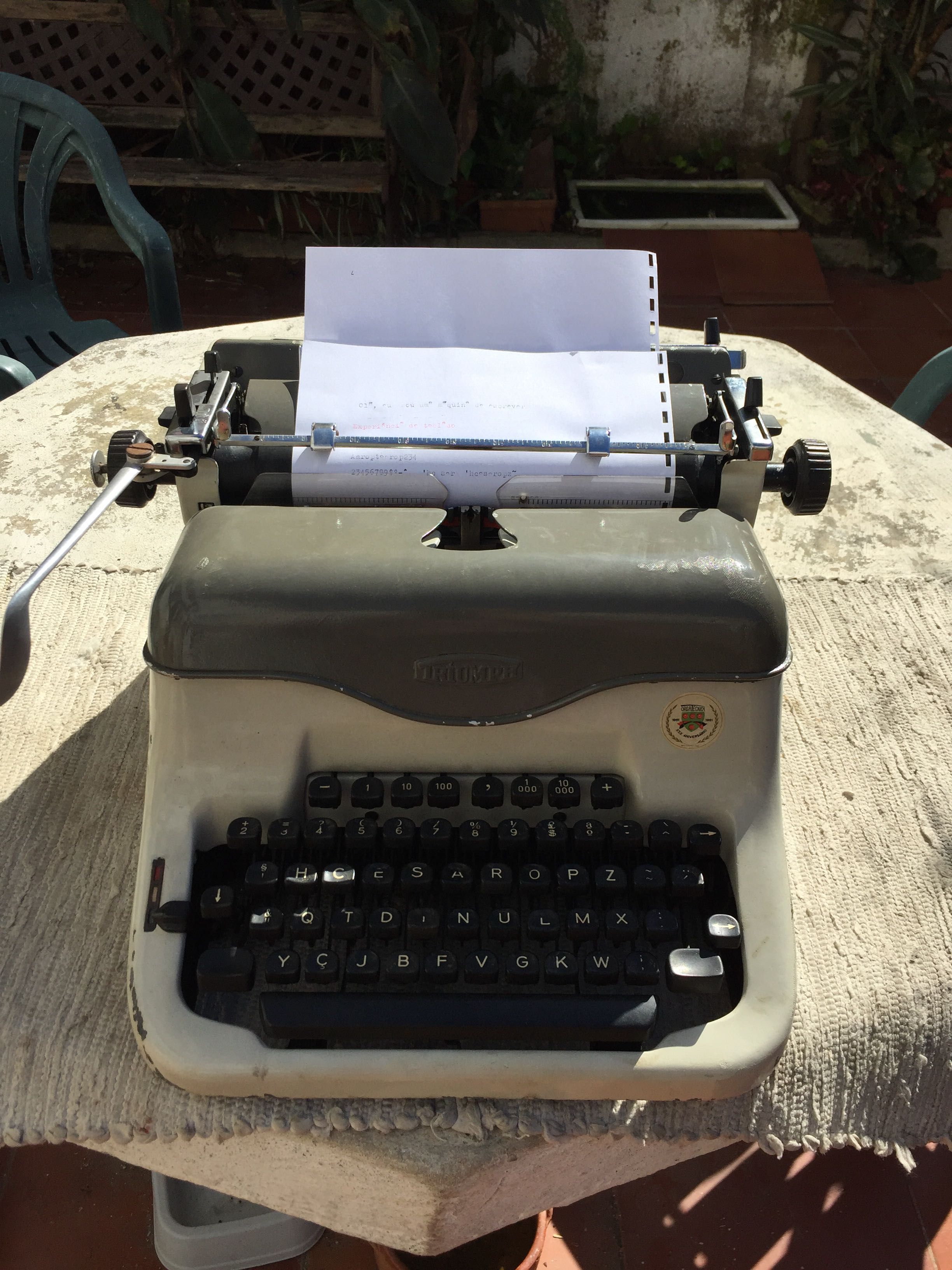 Máquina de escrever *** Triumph Matura