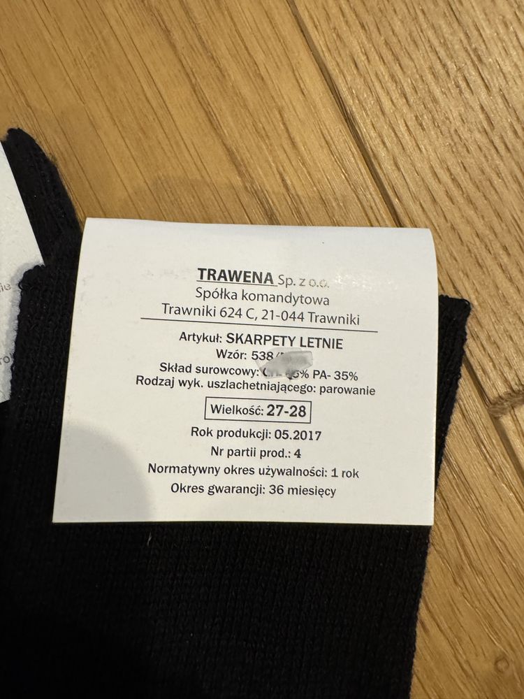 Skarpety letnie wz. 538/MON rozmiar 27-28