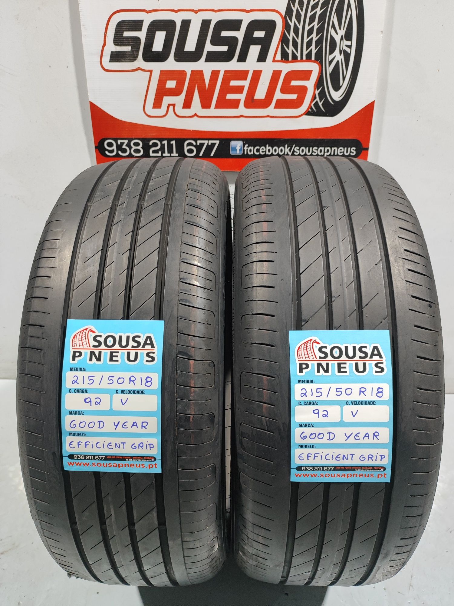 2 pneus semi novos 215-50R18 Good year - Oferta dos Portes