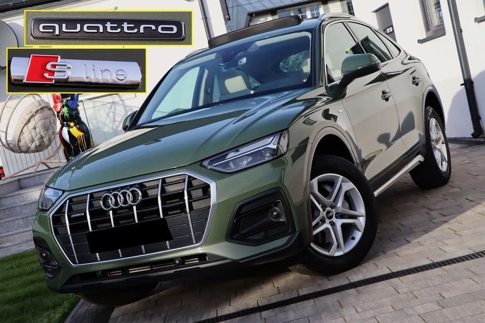 Audi Q5 Sportback S-Line*Quattro*Panoramadach*Skóra*EL*Fotele*Keyless*B&O*Keyless*Kamera