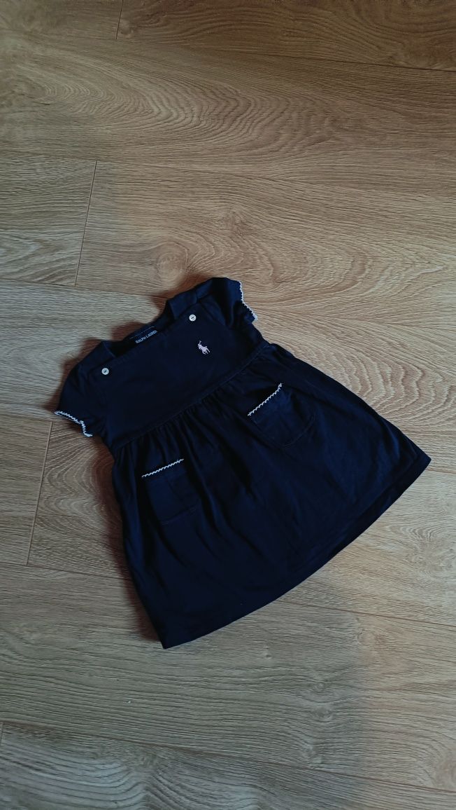 Przecudna dziewczęca sukienka Ralph Lauren rozmiar 80