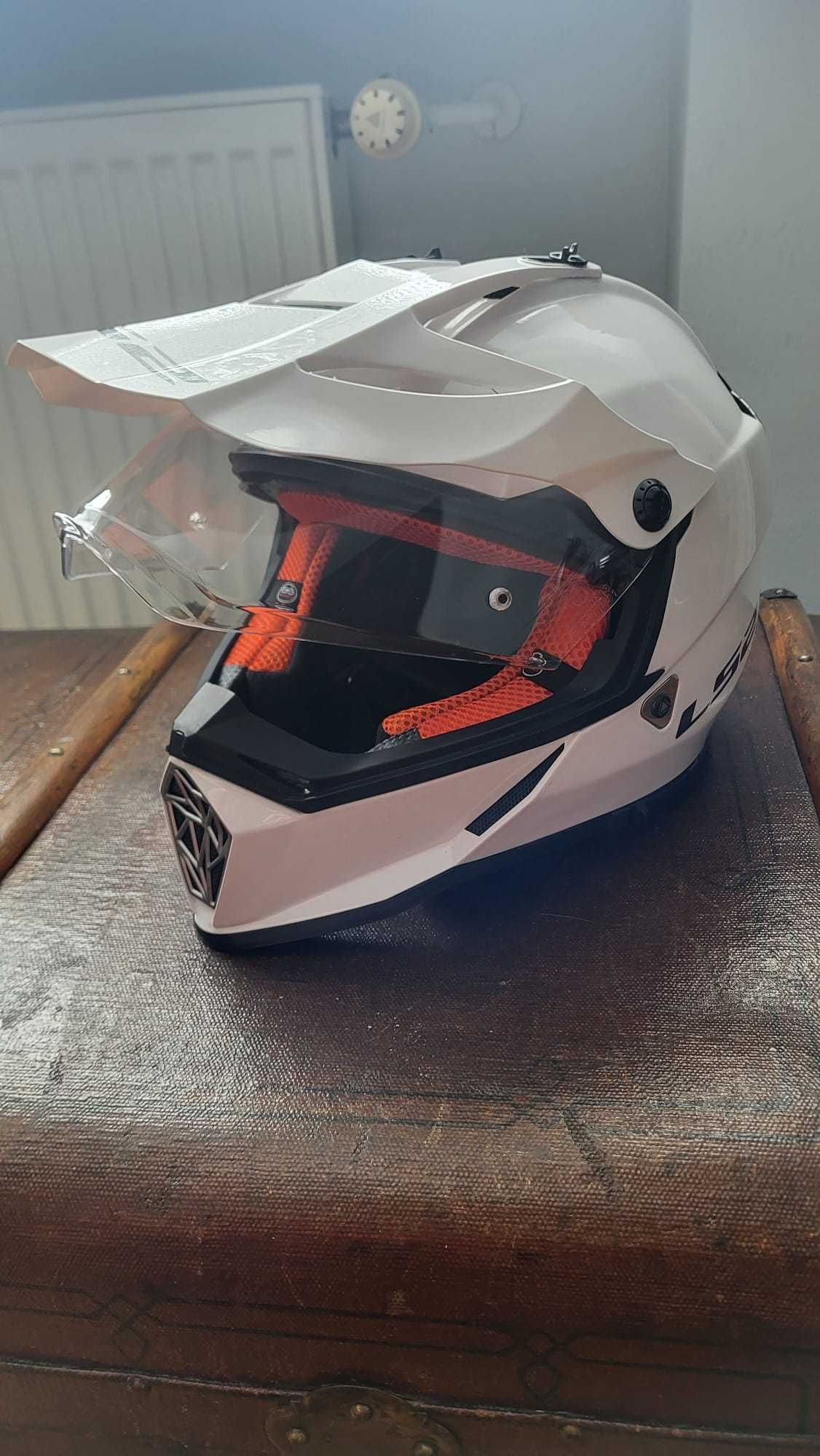 Kaski quad/cross/moto LS2 Pioneer – 6 szt., rozmiary S/M/L, używane