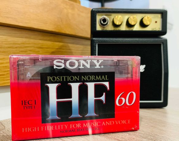 Cassetes de áudio novas - seladas - Sony HF 60 (preço 10x unidades)