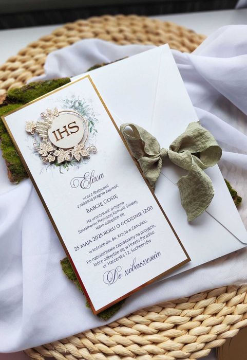 Zaproszenia komunijne