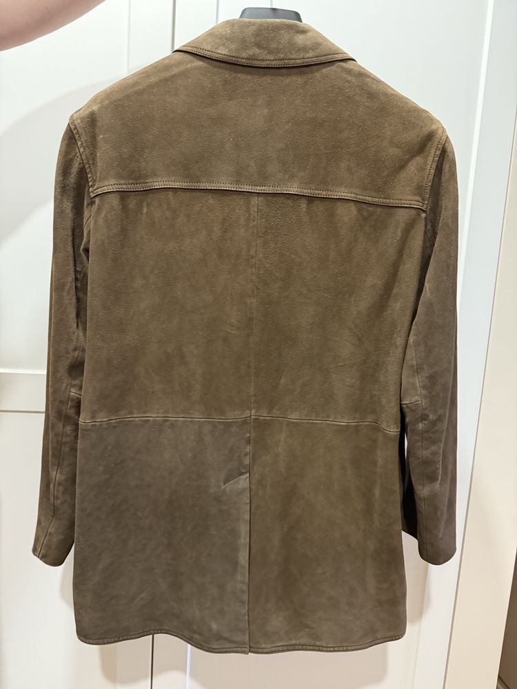 Піджак жін. Замша..Massimo Dutti. Розмір L. Коричневий колір.