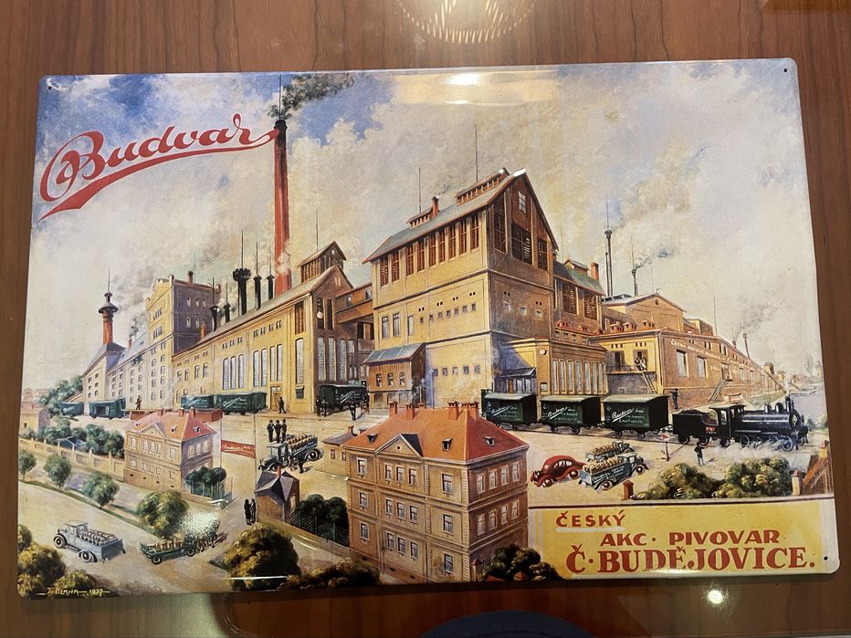 Placas  decorativas em Metal Cervejas.