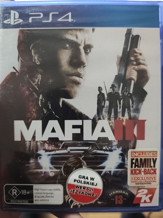 Mafia 3 na PS4 nowa, zafoliowana, polska wersja