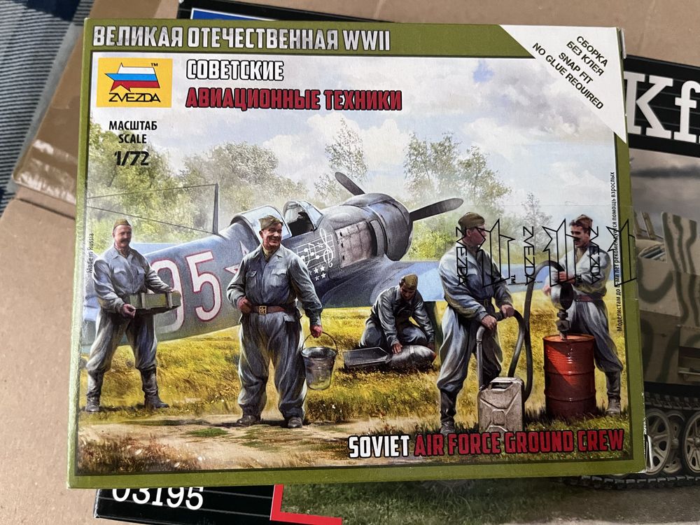 Zvezda - Technicy sowieccy w skali 1/72