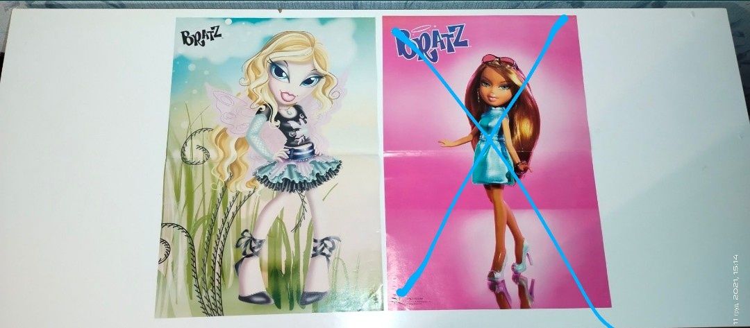 Плакат братс, bratz, moxie. Ціна за 1шт.