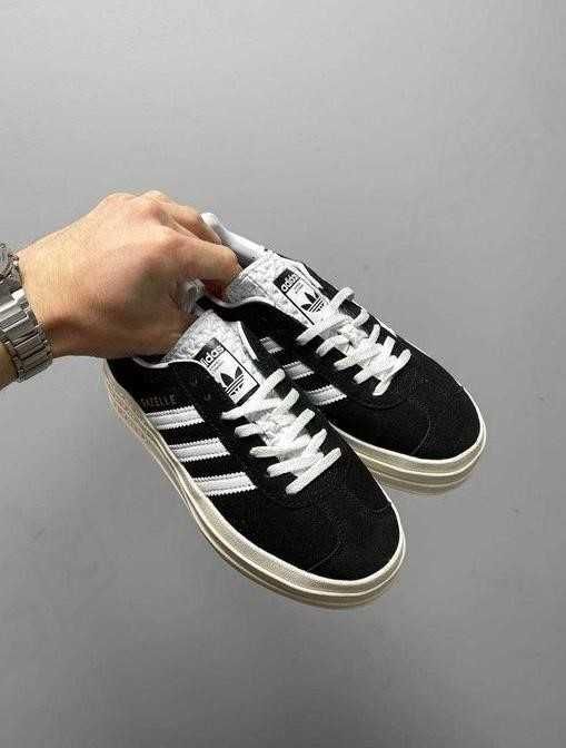 Женские кроссовки Adidas Gazelle Bold Black 36-40 газель ТОП КАЧЕСВО!