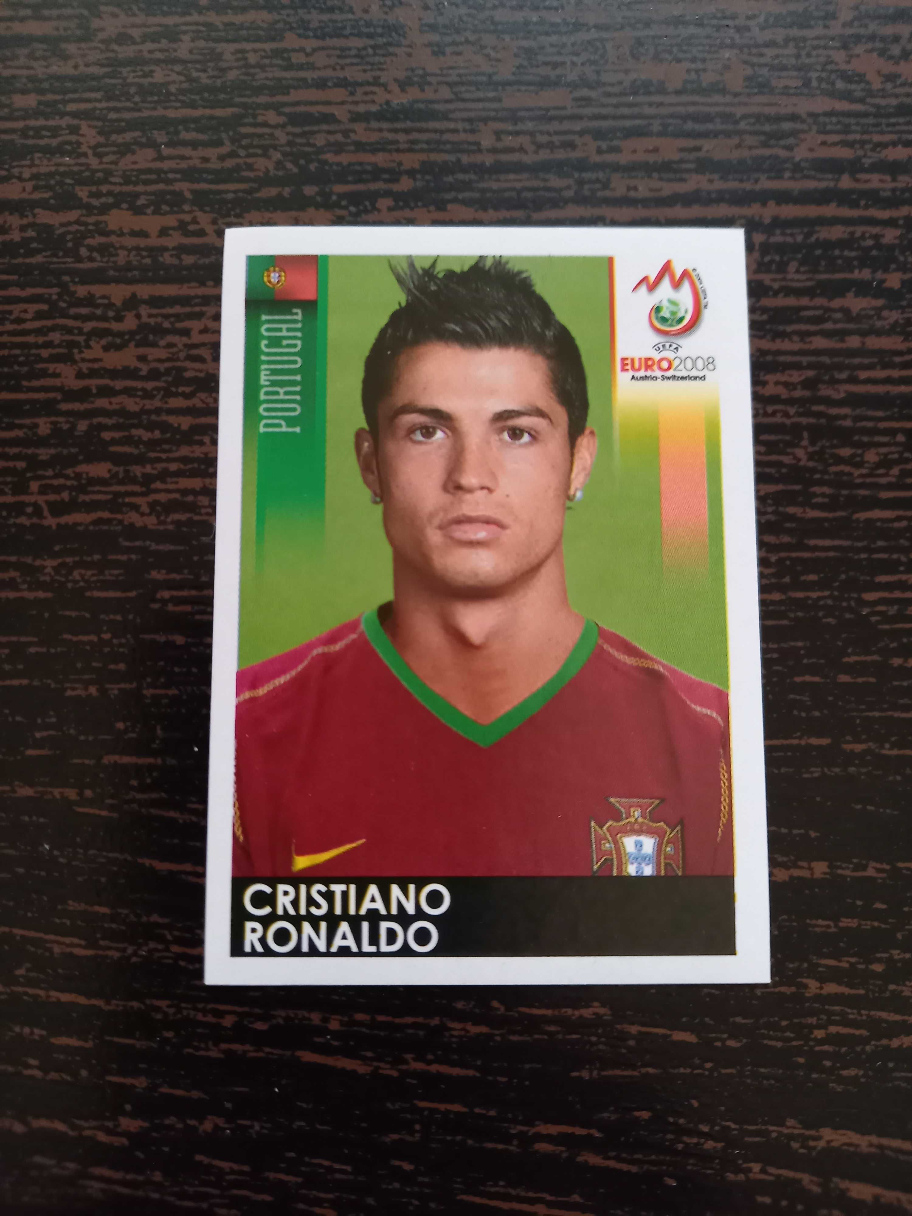 Cromos futebol de Cristiano Ronaldo da Panini