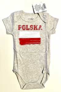 Body niemowlęce Polska Flaga Polski r. 80 NOWE