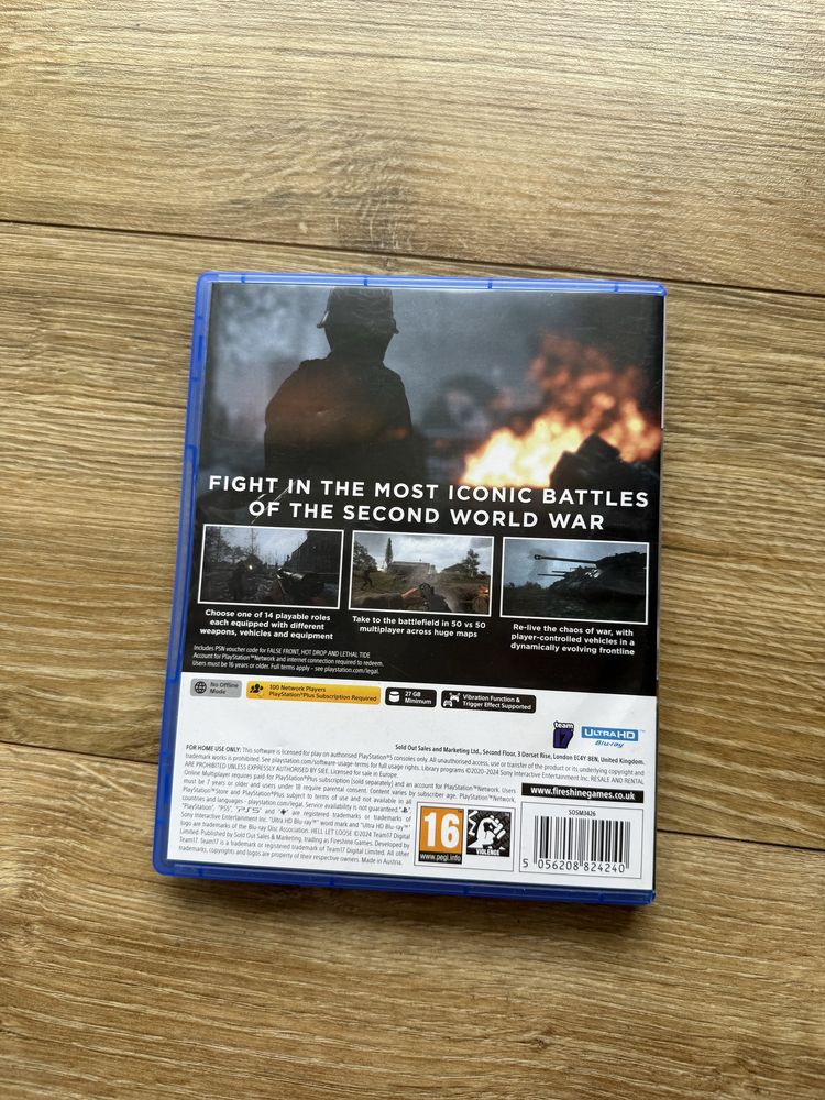Gra Hell Let Loose Polska Wersja PL PlayStation 5 Ps5 Slim